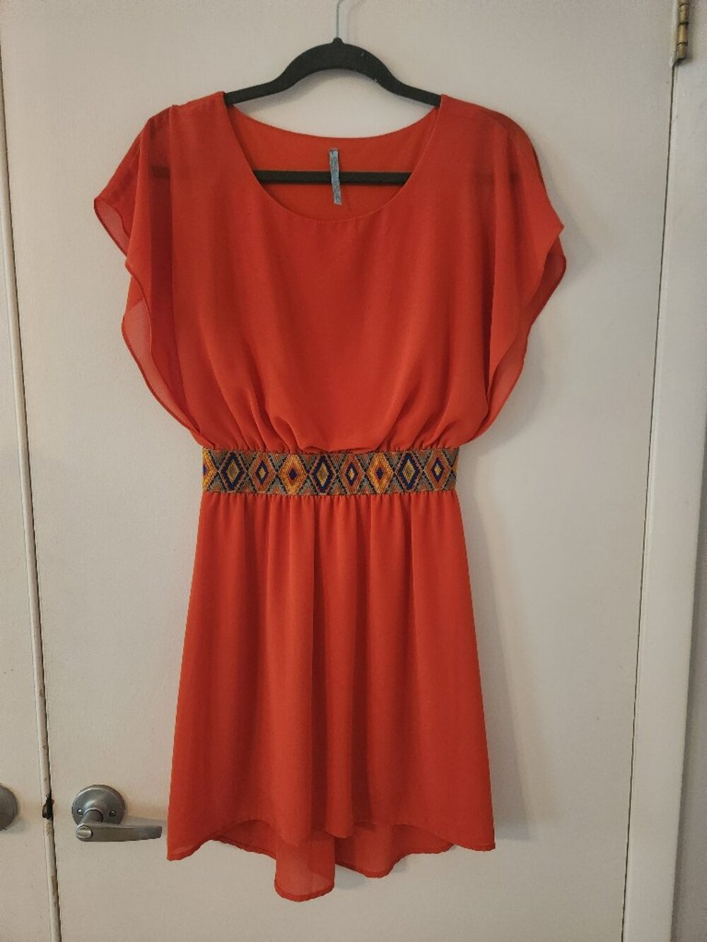 Flowy Orange Dress